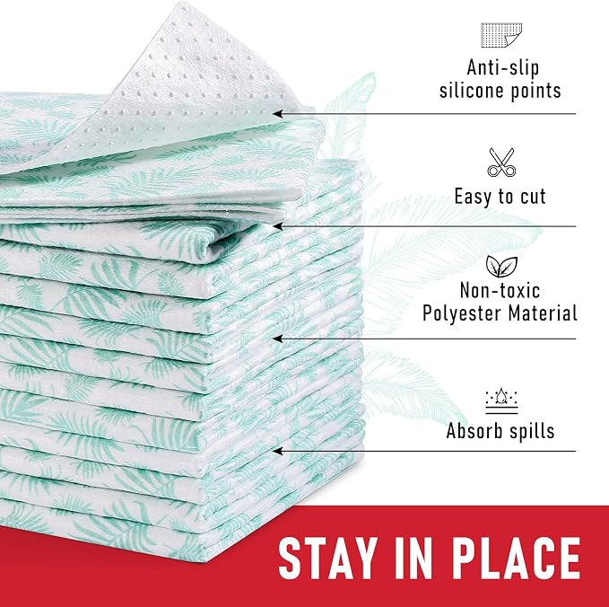 Cooyes Absorbent Refrigerator Liners, Non Slip Fridge Bin Liners and Mats - Image 7