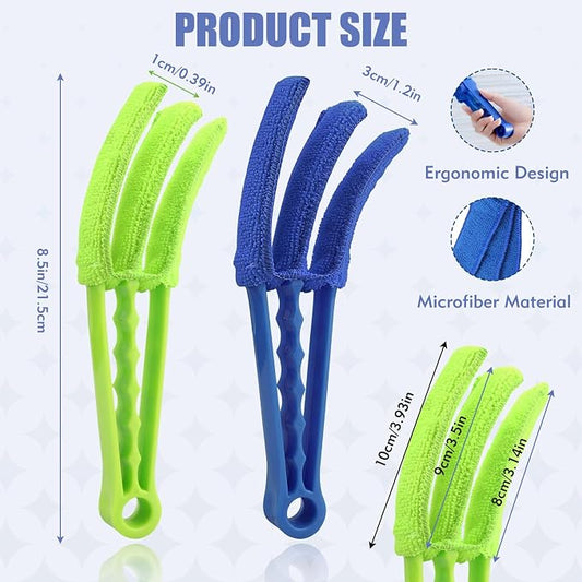 2 Pcs Blind Cleaner Duster Tool, Window Blind Duster Brush - Image 2
