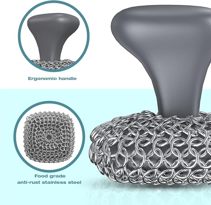 Cast Iron Scrubber, Cast Iron Cleaner - Image 3