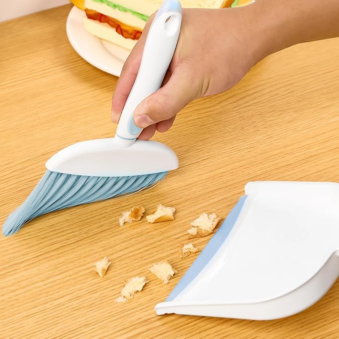 Dust pan, Mini Dustpan and Brush Set, Small Broom and Dustpan Set, Small Hand - Image 2