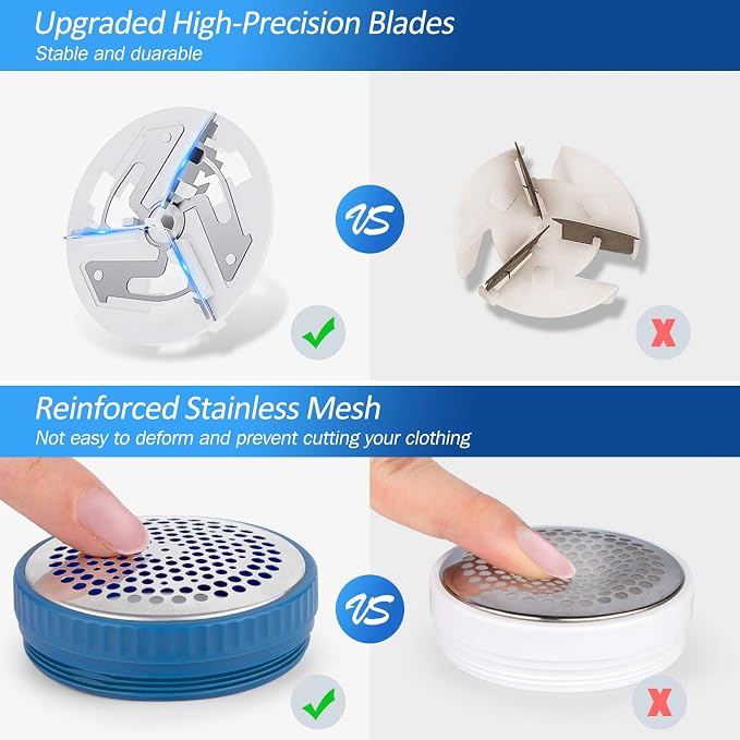 BEAUTURAL Fabric Shaver and Lint Remover, Sweater Defuzzer - Image 3