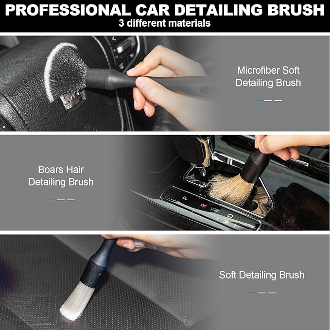 ThinkLearn Car Interior Detailing Kit, Car Cleaning Kit Interior, Including - Image 2