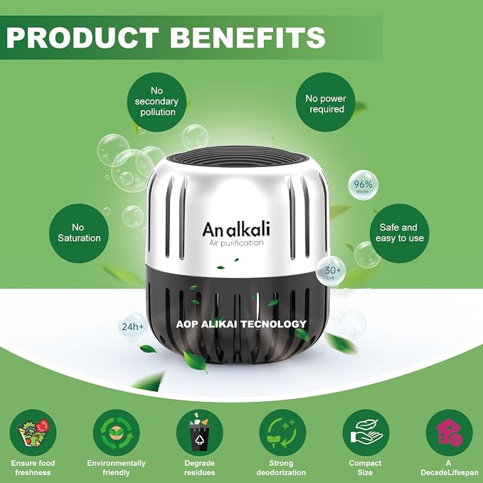 Fridge Deodorizer, RV and New Home, More Effective Than Baking Soda Charcoal - Image 4