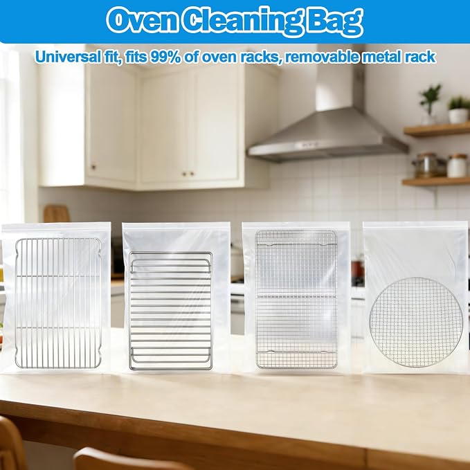XANGNIER 9 Pack Oven Rack Cleaning Bags Kit - Image 7