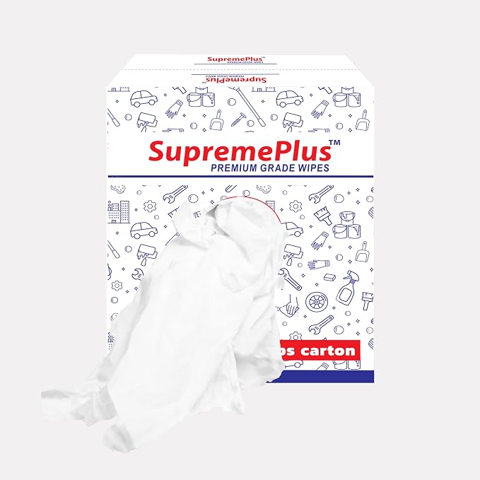 Premium White T-Shirt Cleaning Rags – White Cotton Rags - Image 2