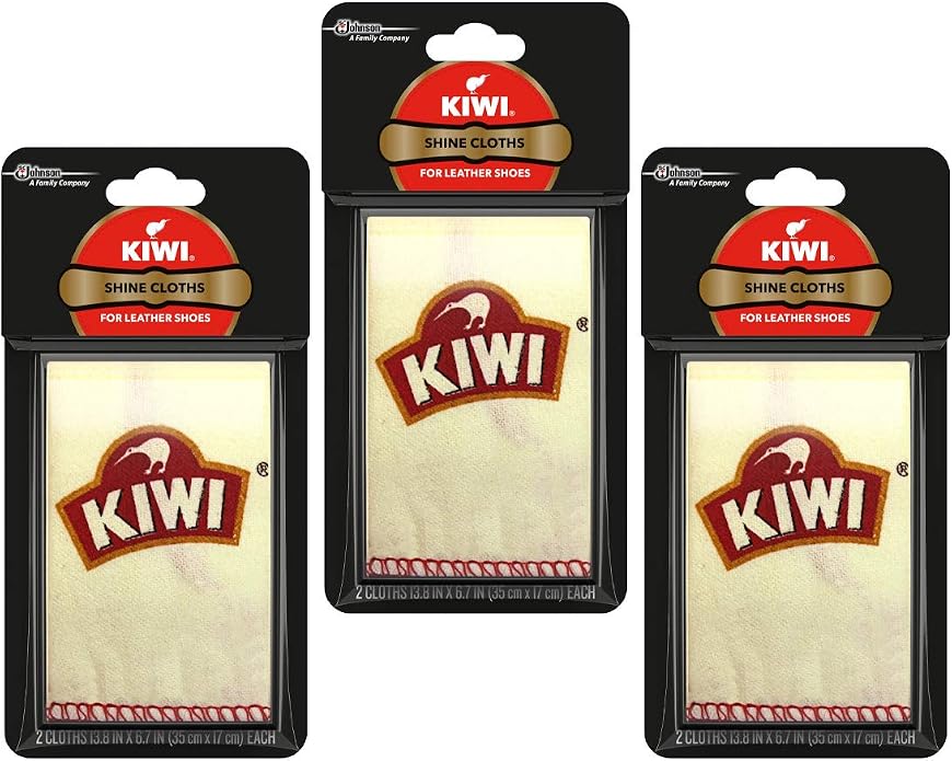 Kiwi Shoe Shine Cloths by Kiwi