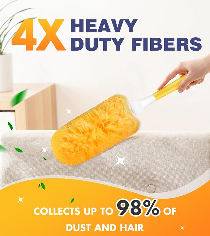 30 Count Duster Refills for Swiffer Dusters, 360° Heavy Duty Duster for Swiffer - Image 3
