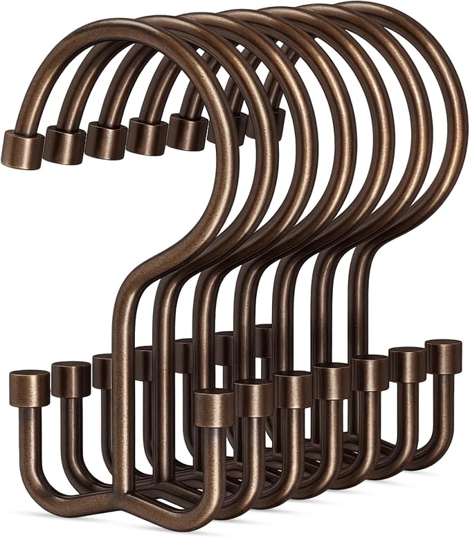 Goowin Shower Curtain Hooks, Shower Curtain Rings, Durable Rust Proof Shower by Goowin