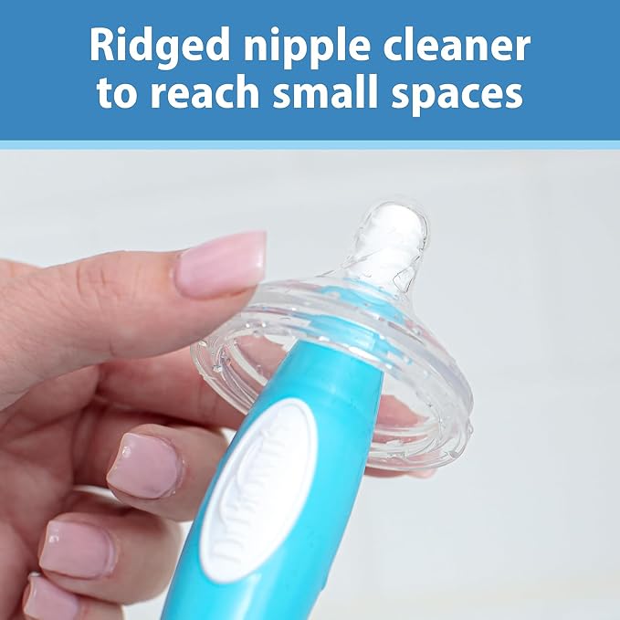 Dr. Brown's Soft Touch No Scratch Baby Bottle Cleaning Brush Nipple Cleaner - Image 4