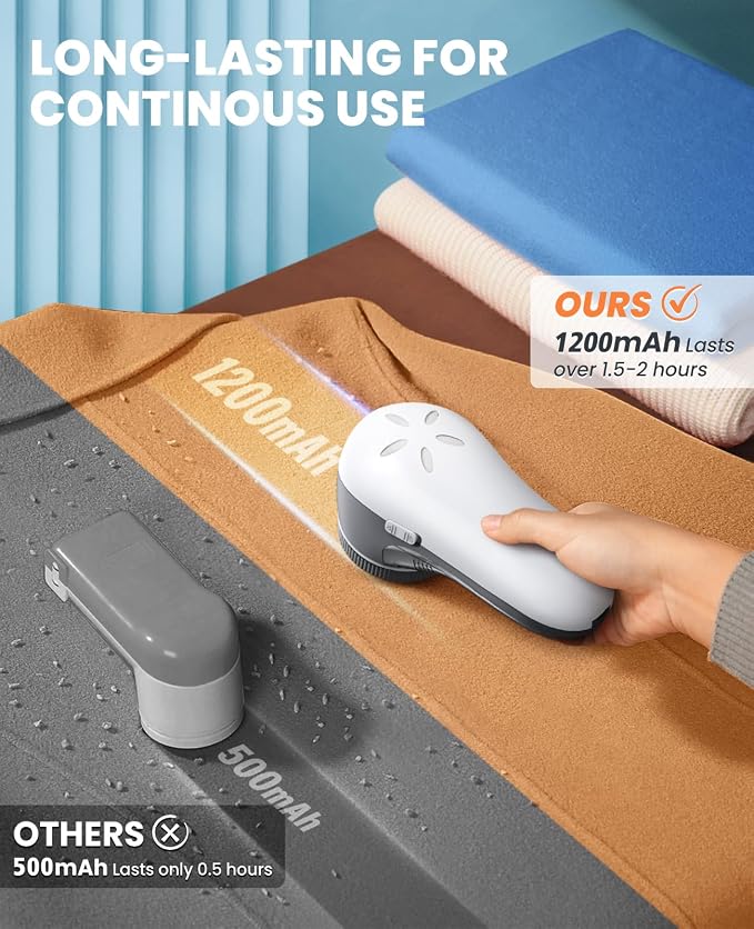 POPCHOSE Fabric Shaver, Sweater Shavers to Remove Pilling, Lint Shaver - Image 3