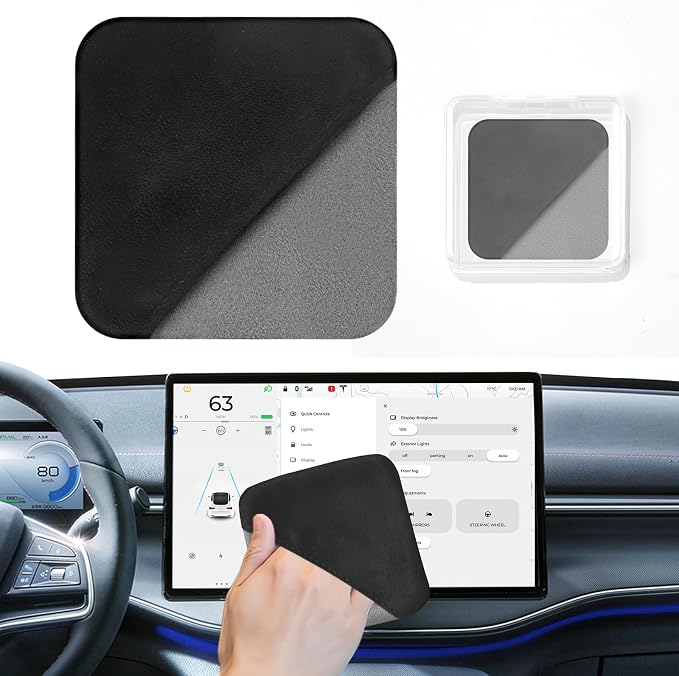 Car Screen Cleaner Pad with Acrylic Storage Box by HiShutiao