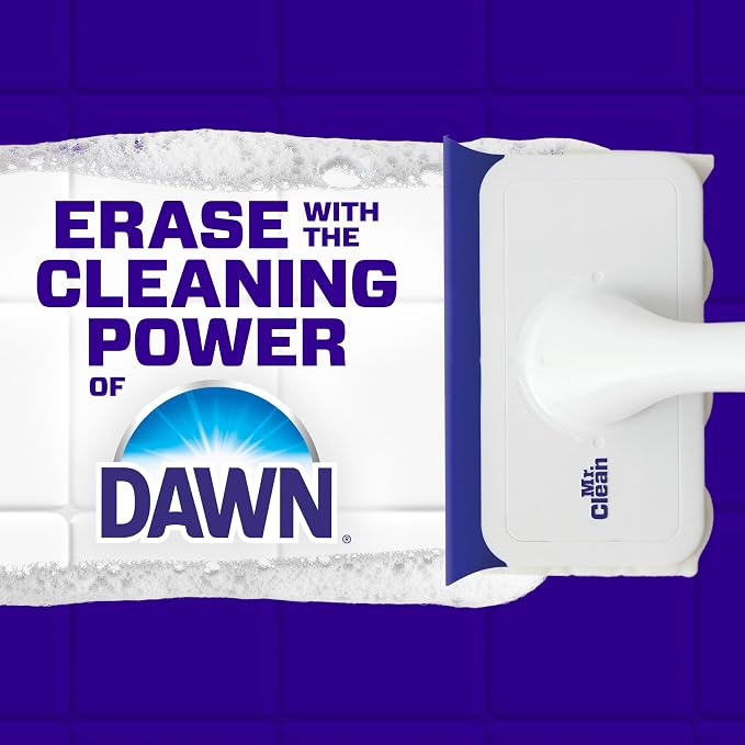 Mr. Clean Magic Eraser Shower & Tub Scrubber, Bathroom Cleaner, All in One - Image 7