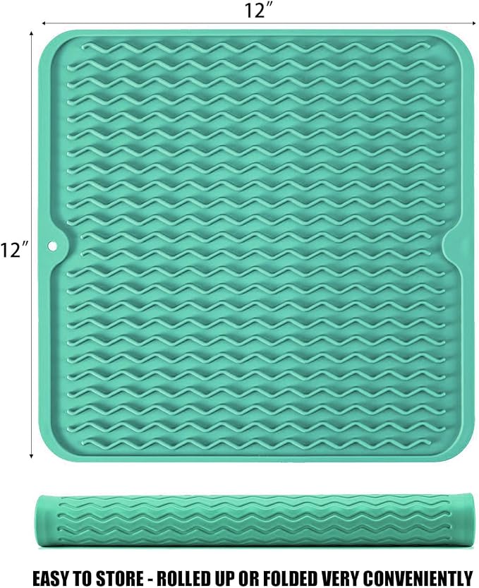 Silicone Dish Drying Mat for Multiple Usage, Easy clean, Eco-friendly, - Image 2