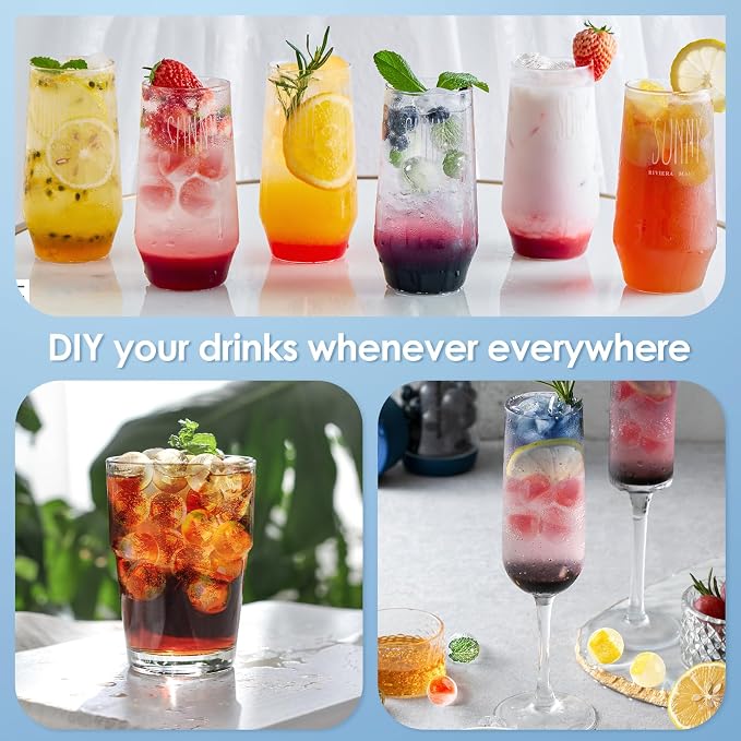 WIBIMEN Ice Cube Tray with Lid and Bin - Image 8