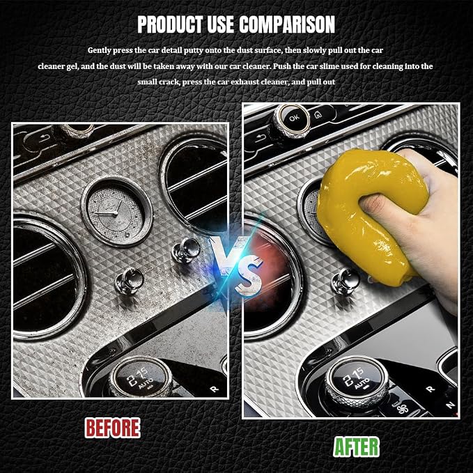Car Cleaning Gel, Car Cleaning Supplies, Car Cleaning Putty, Universal Car - Image 5