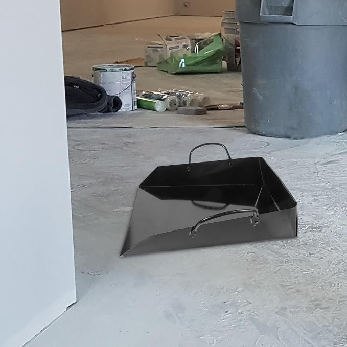 VOSAREA Handheld Dustpan with Handle, Reusable Metal Dust Pan - Image 4