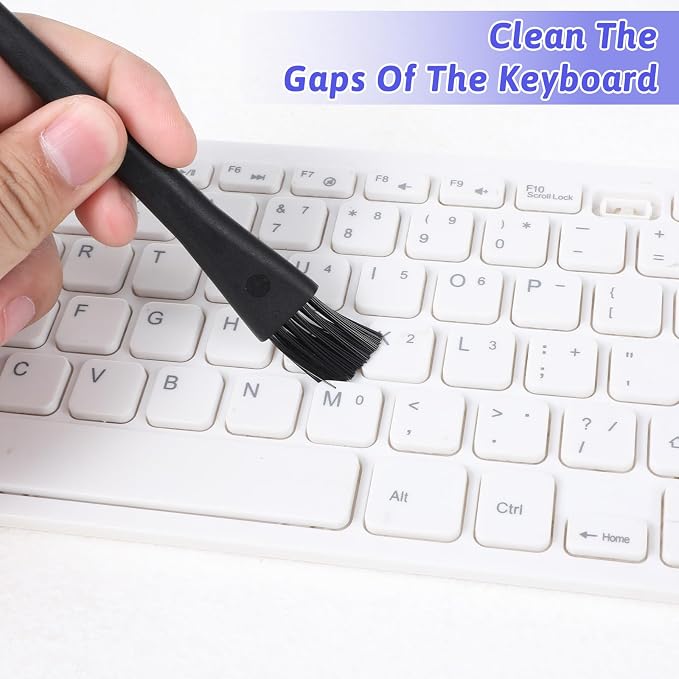 5 PCS Nylon Anti Static Dusting Brush, Mini Keyboard Cleaning Brushes Kit - Image 6