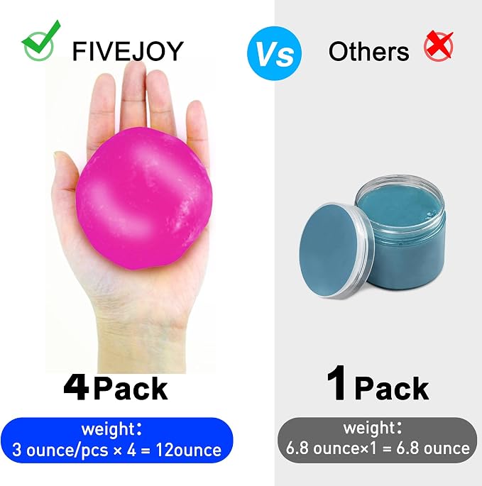 FiveJoy Car Cleaning Gels, Dust Cleaning Mud - Image 5