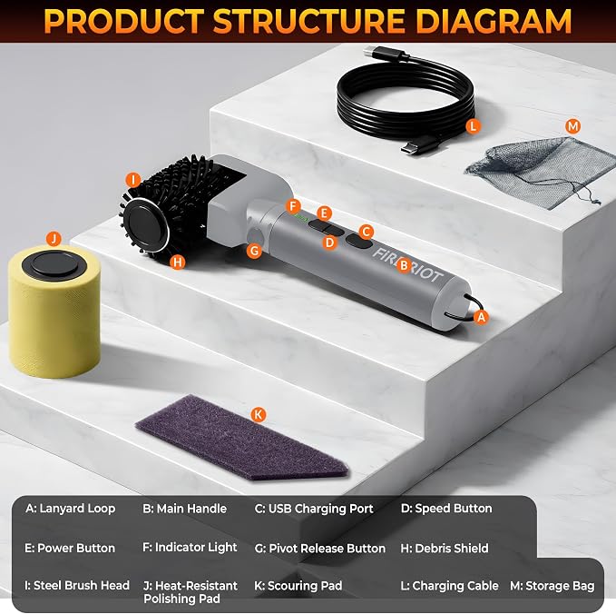 2026 Upgraded Electric Grill Brush - Image 7