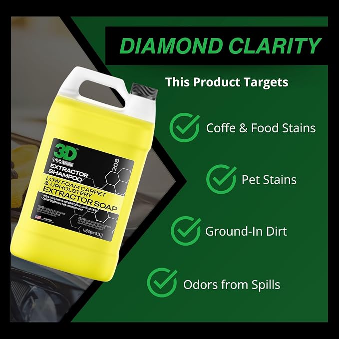 3D Extractor Carpet Cleaner Shampoo - Image 3