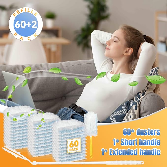 60 Pack Dusters Refills Compatible - Image 7