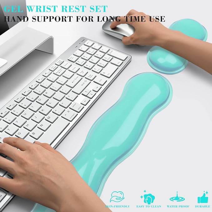 Gel Wrist Rest for Keyboard and Mouse, Wrist Rest for Keyboard, Mouse Wrist - Image 6