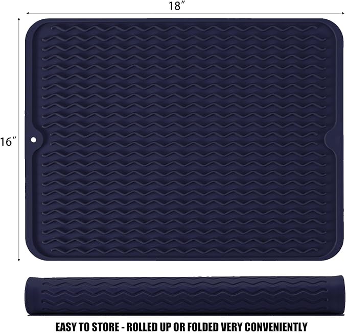 Silicone Dish Drying Mat for Multiple Usage, Easy clean, Eco-friendly, - Image 2