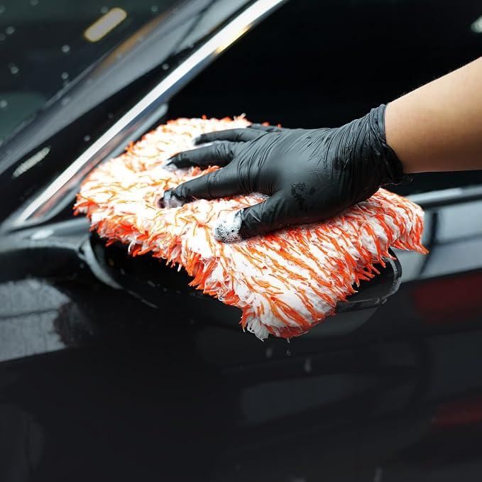 Microfiber Wash Pad, SPTA 3Pcs Ultra Wheel Pad Perfect - Image 6