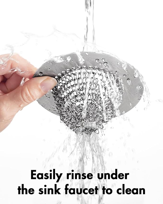 Sink Drain Strainer, Reversible No Clog Mesh Kitchen Sink Drain Strainer - Image 7