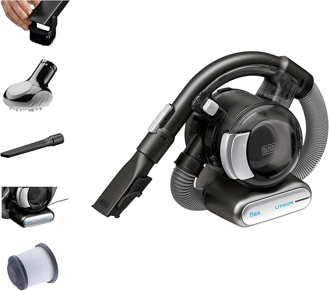 BLACK+DECKER dustbuster FLEX Cordless Handheld Vacuum, Pet and Car Vacuum by BLACKDECKER