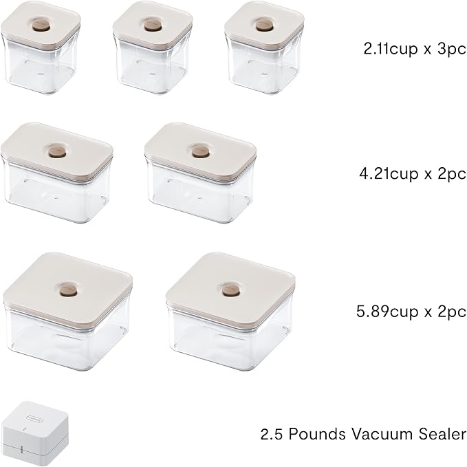 VAKUEN Premium Airtight Food Storage Container. Special Edition Mercury Color - Image 6