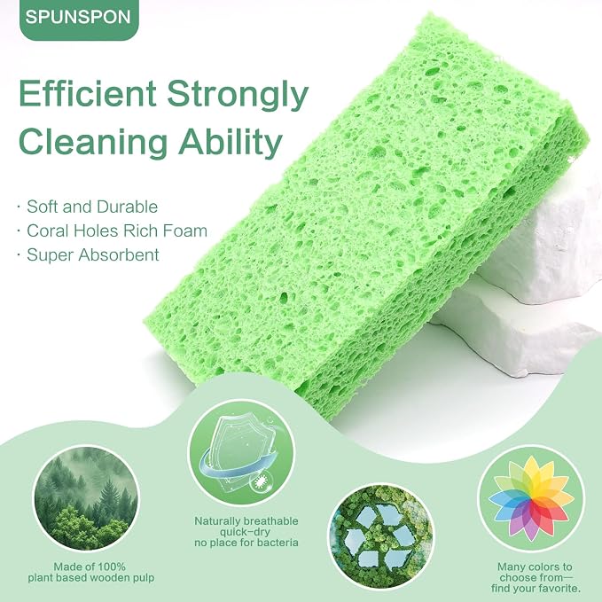 Large Cellulose Sponges, Kitchen Sponge - Image 4