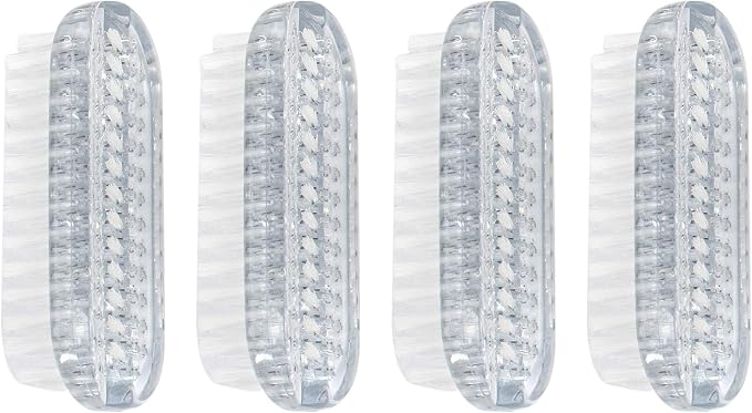 AUEAR, 4 Pack Plastic Fingernail Cleaning Brush Double-Sided Hand Nail Toe by AUEAR