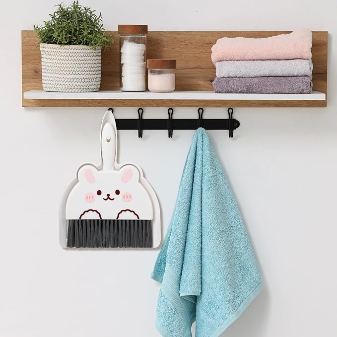 Ouligay Portable Mini Dustpan and Brush Set, Cute Small Broom and Dustpan Set - Image 7