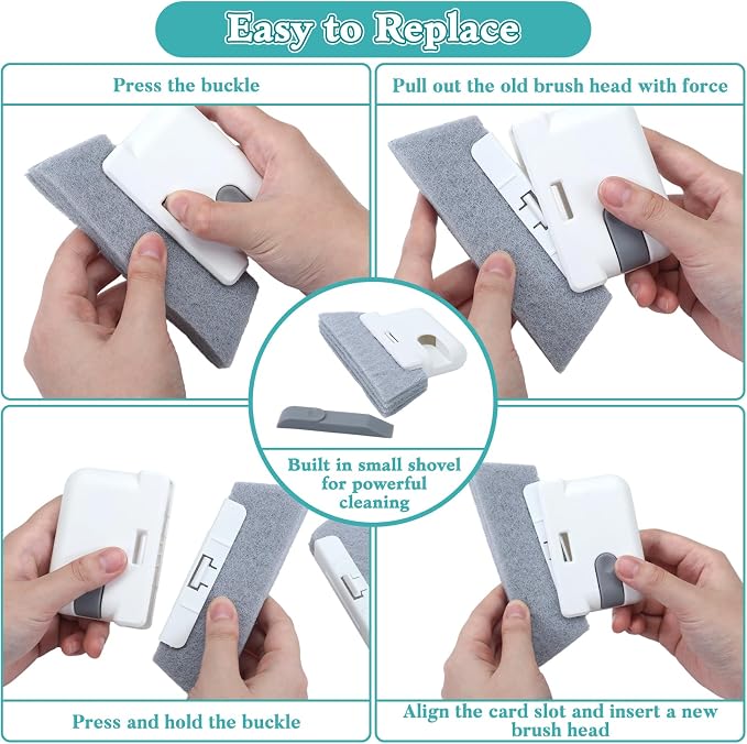 Detachable Window Screen Cleaner Tool - Image 5
