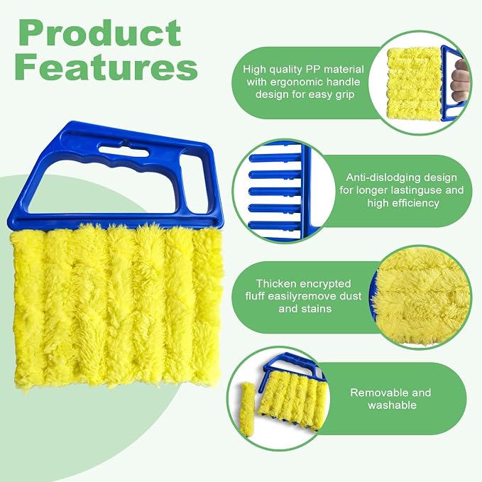 4Pcs Blind Cleaner Duster Tool Set - Image 3