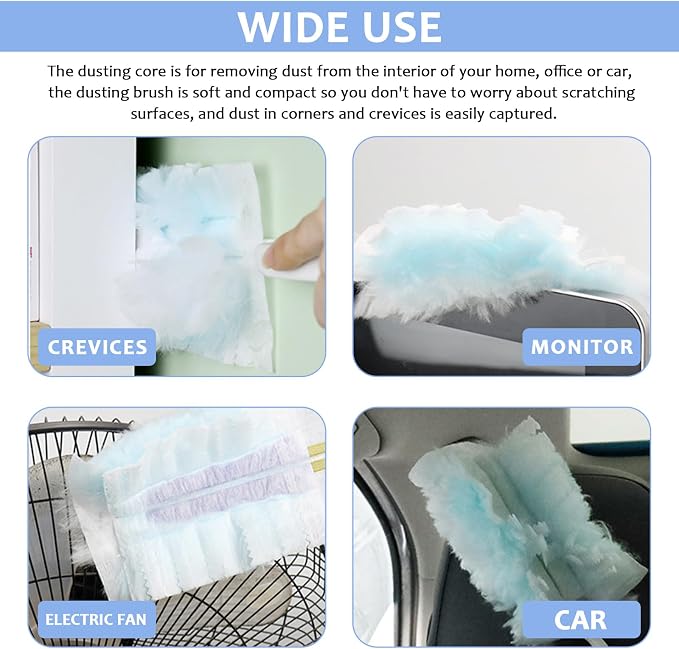 20PCS Disposable Duster Refills, Heavy Duty Static Feather Duster Replacement - Image 6