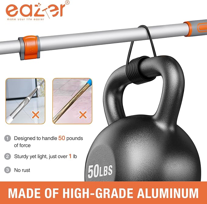 Eazer Floor Squeegee Broom: Heavy Duty Scrubber - Image 4