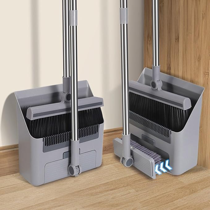 3 in 1 Broom and Dustpan Set Foldable Hand Broom - Image 7