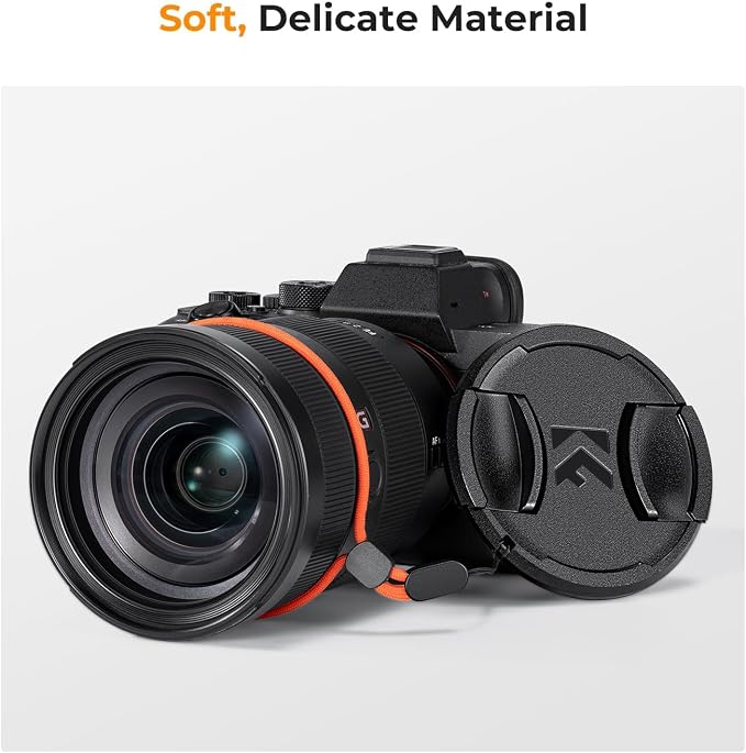 K&F Concept 77mm Lens Cap Cover, 4-in-1 Center Pinch Lens Cover + Anti-Loss - Image 6