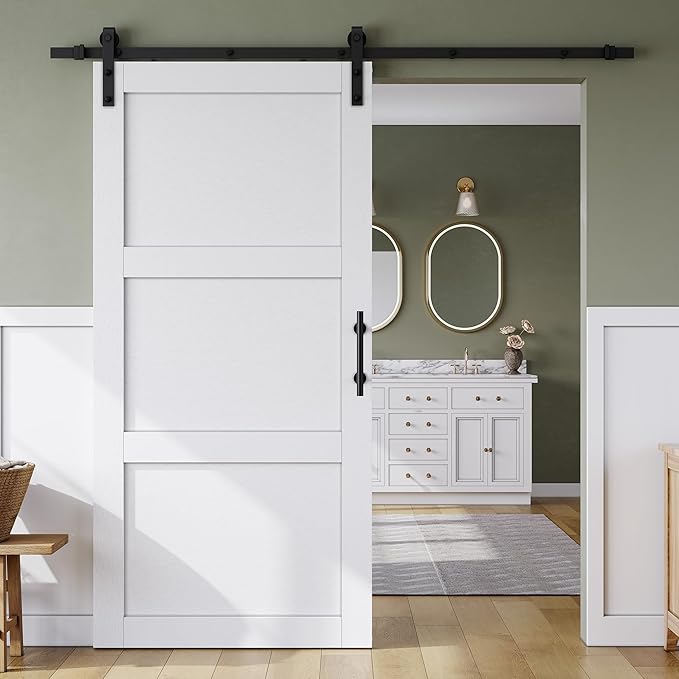 SmartStandard 38in x 84in Sliding Barn Door by SMARTSTANDARD