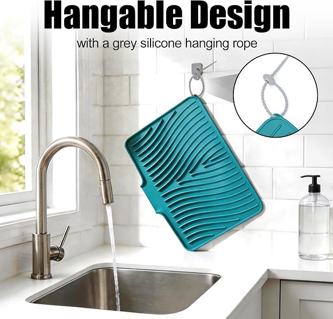 Silicone Dish Drying Mat, Stone Drying Mat - Image 5