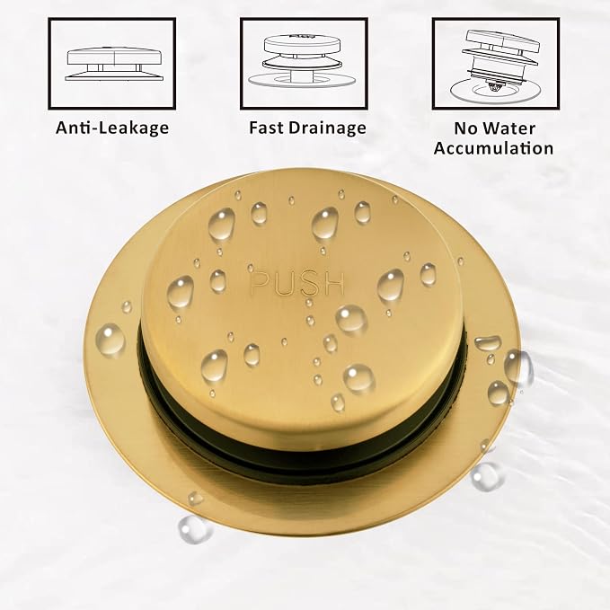 Artiwell Universal Tip Toe Bath Drain Stopper and Cover, Bathtub Drain Stopper - Image 4