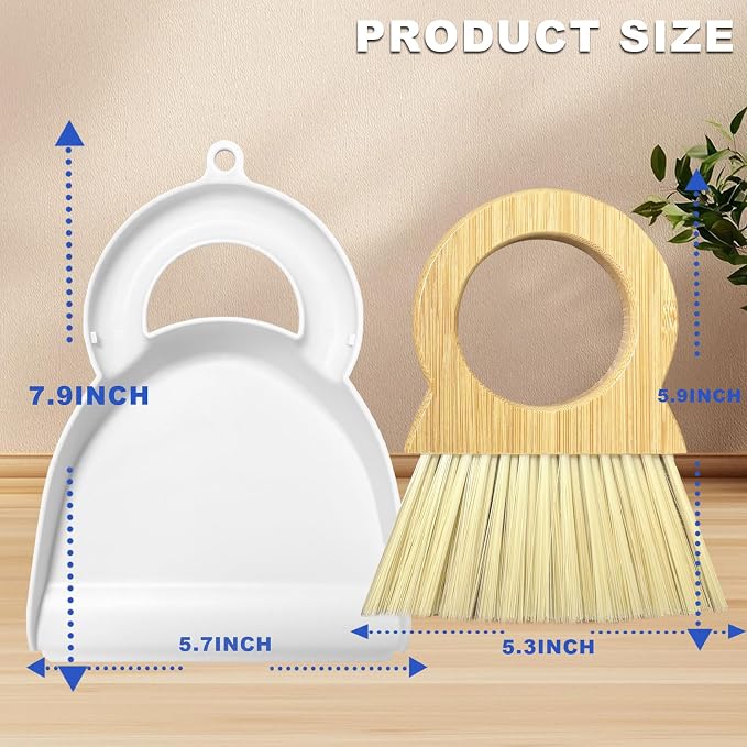 Mini Broom and Dustpan Set Bamboo Broom - Image 7