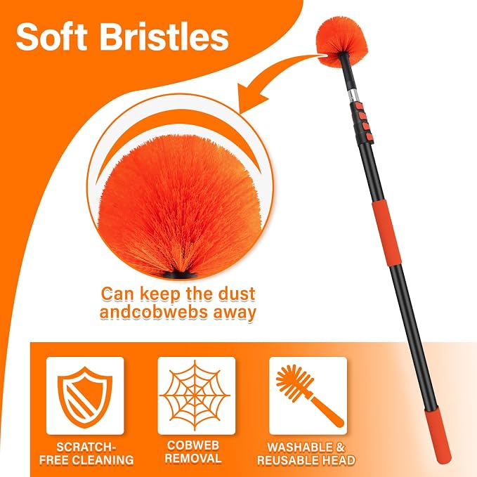 26FT Cobweb Duster with Extension Pole - Image 3