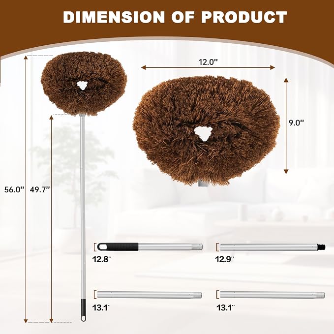 Ceiling Fan Cleaner Duster Reusable Microfiber Ceiling Fan Blade Cleaner - Image 6