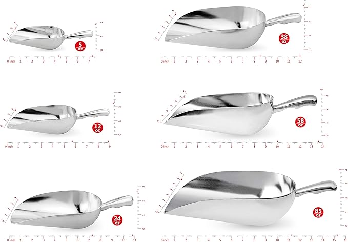 New Star 34585 Cast Aluminum Utility Scoop - Image 5