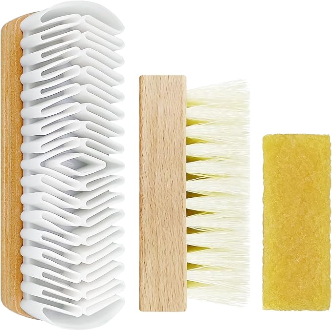 3Pcs Suede Shoe Brush and Eraser Suede Nubuck Cleaning Brush by Unknown