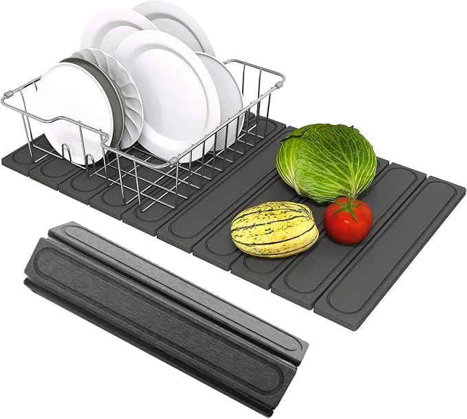 Hopegiver Stone Drying Mat for Kitchen Counter, Super Absorbent, Non-Slip & by HOPEGIVER