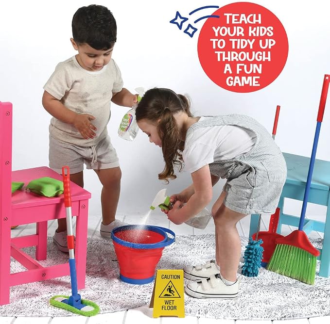 Play22 Kids Cleaning Set 12 Piece - Image 3